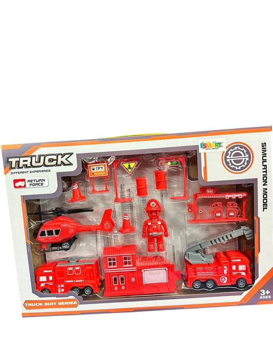 Truck Set Red - Christmas