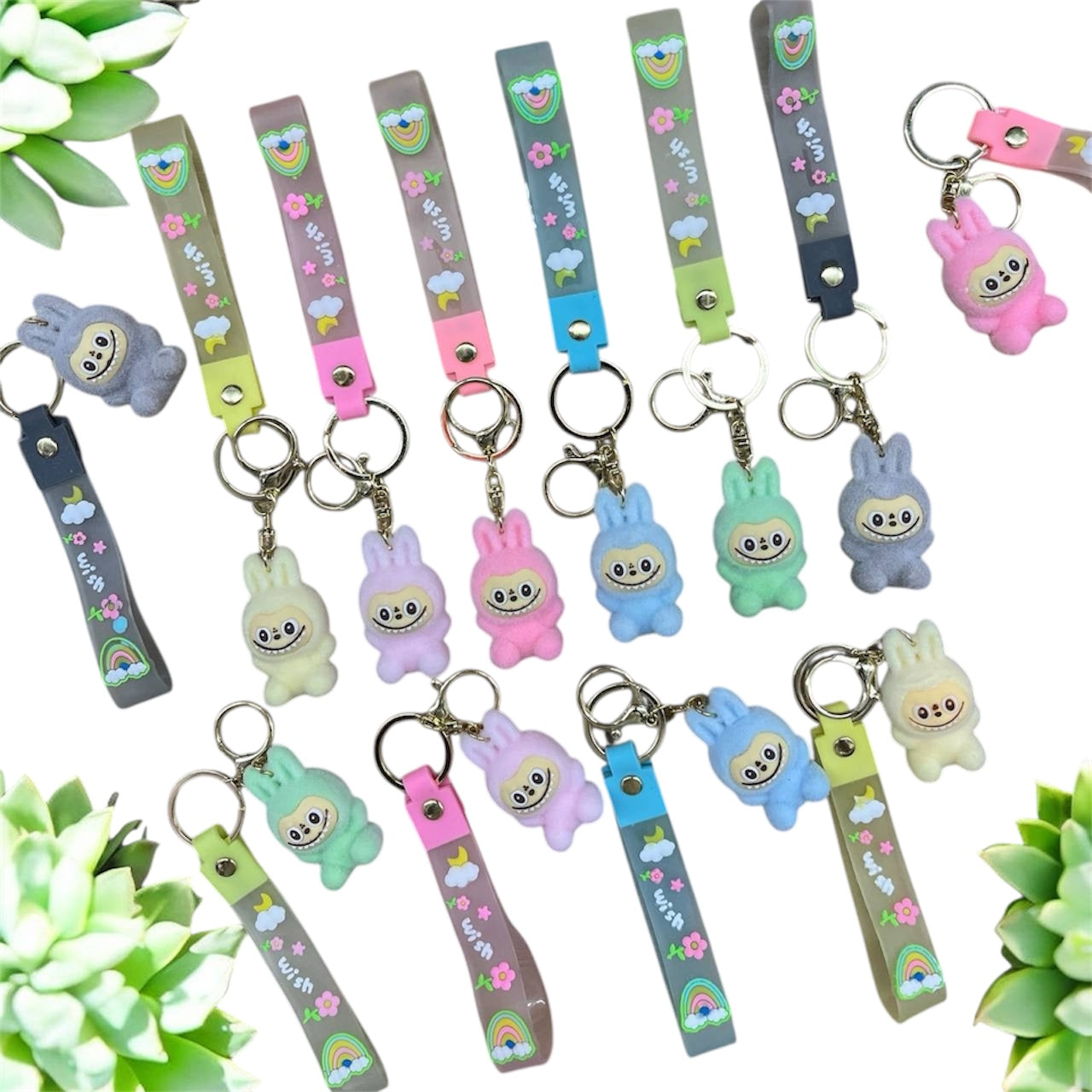 Squishy Labubu Key Chain